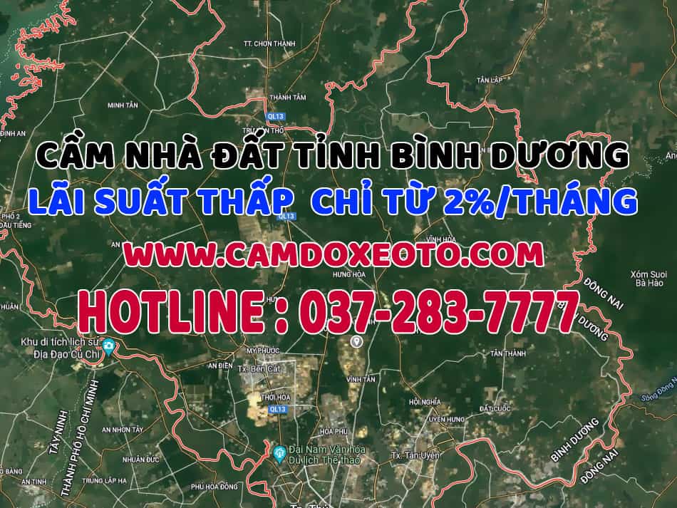 cam nha dat tinh Binh Duong - Hotline 0372837777